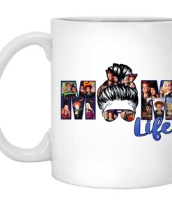 12. Mom Life Hocus (2) mug, White, 11 oz. White Mug