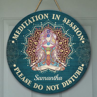 Wooden Door Sign