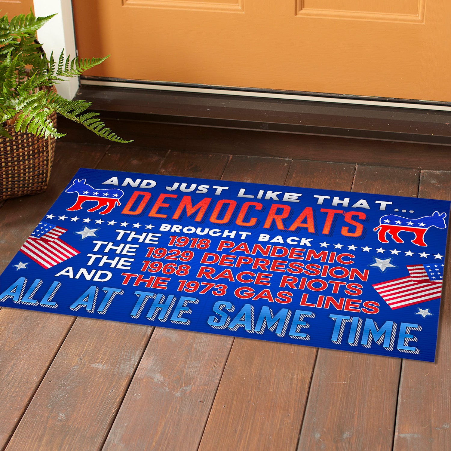 1O. Just Like That Doormat Mockup 1