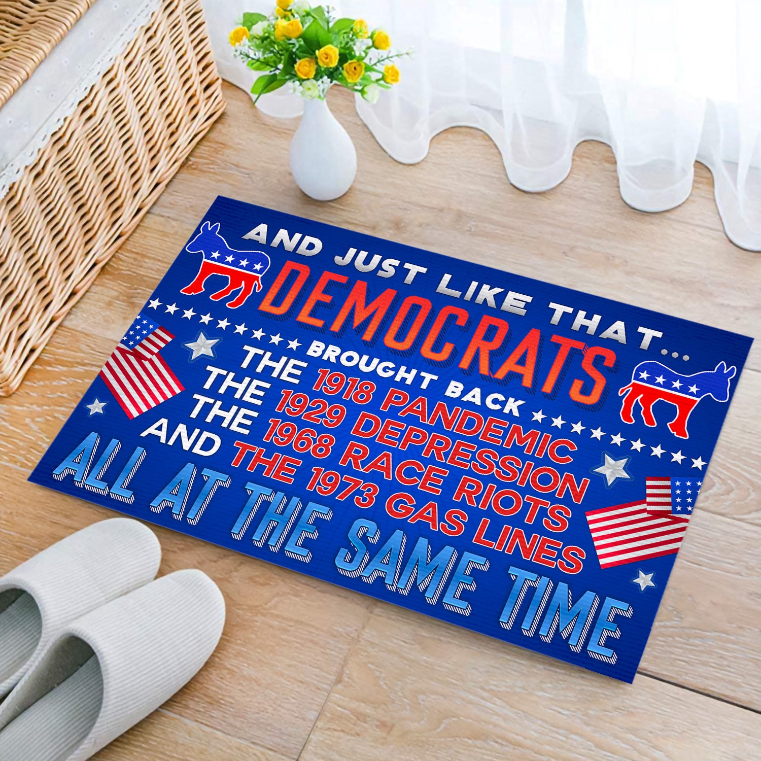 1O. Just Like That Doormat mockup 2