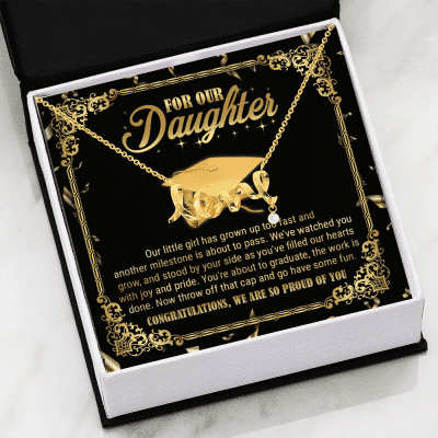 For Our Daughter Our Little Girl Has Grown Up Too Fast And Another Milestone Scripted Love Necklace