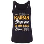 karma tank 2, Black, Ladies Tank Top karma tank 2, Black, Ladies Tank Top