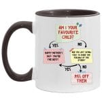 mother 1, White/Black, 11 oz. Accent Mug