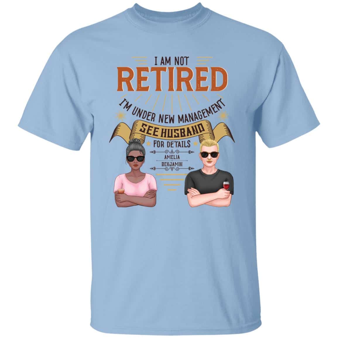 Personalized husband shirt, Light Blue, Unisex T-Shirt Personalized husband shirt, Light Blue, Unisex T-Shirt