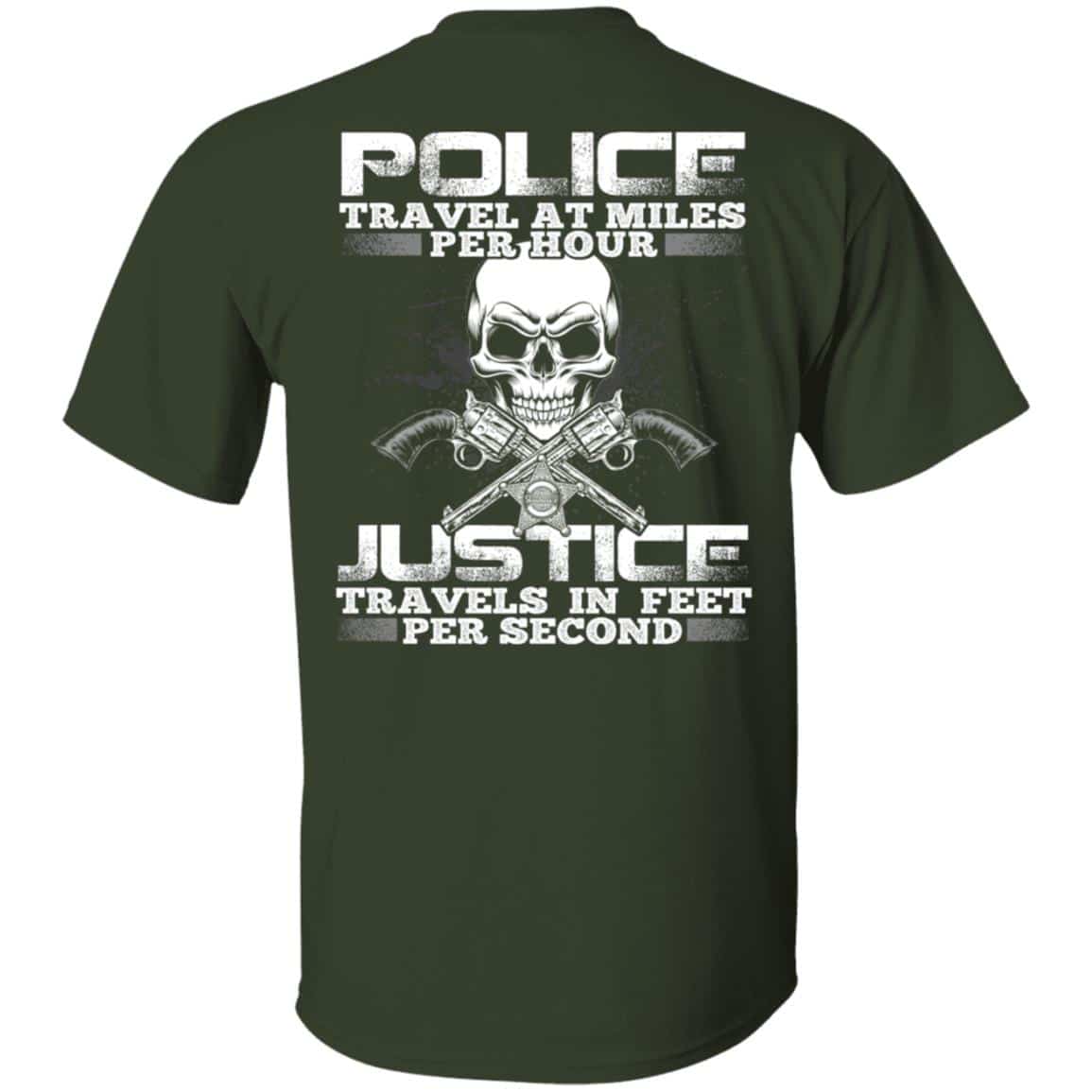 7VT. Police Travel At Miles, Forest,