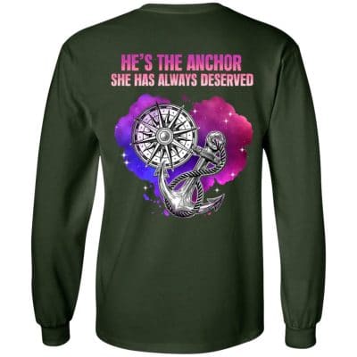 G240 LS Ultra Cotton T-Shirt, Forest Green, Long Sleeve