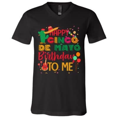 T-Shirt V-Neck Template (Official), Black, V-Neck T-Shirt