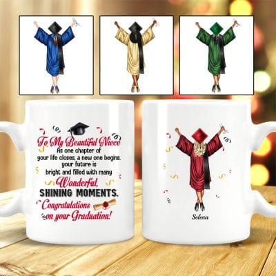 Alternative view of Personalized As One Chapter Of Your Life Closes A New One Begins Two Sided Coffee Mug Cups