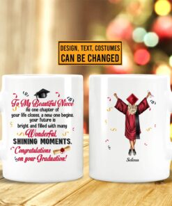 Personalized As One Chapter Of Your Life Closes A New One Begins Two Sided Coffee Mug Cups
