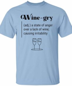 4. Wine-gry, Light Blue, Unisex T-Shirt