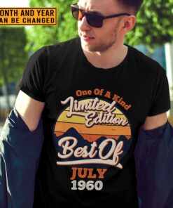 Alternative view of Personalized One Of A Kind Limited Edition T-Shirt - Retro Vintage Birthday Shirt