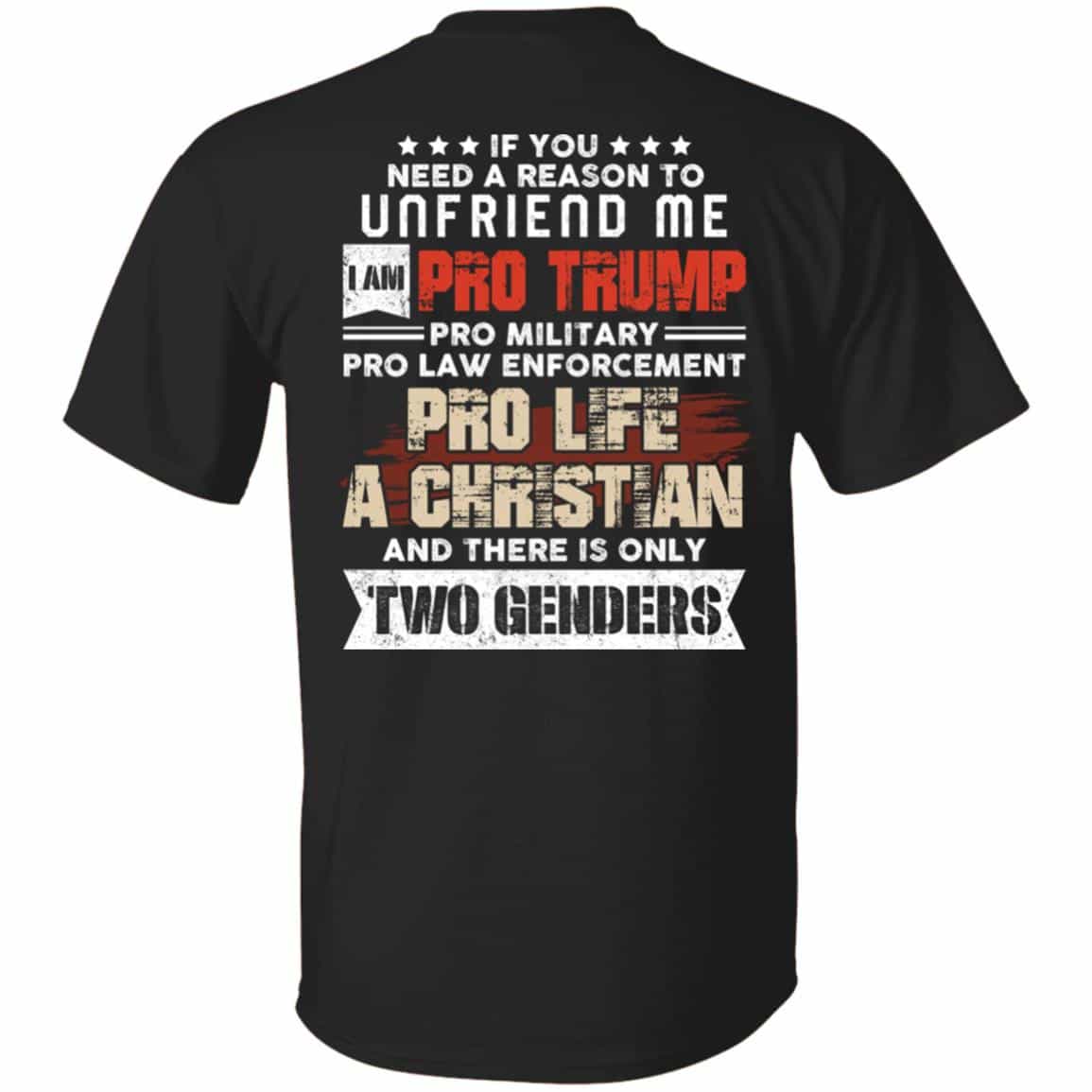 4VT. Pro Trump If You Need A Reason, Black,