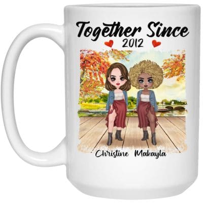 15 oz. White Mug