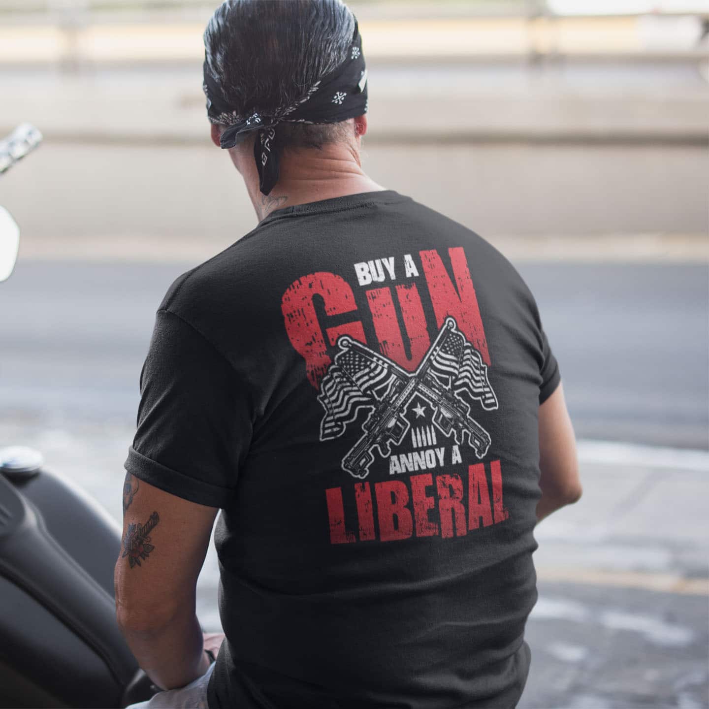 6VT. Buy A Gun back shirt mk2