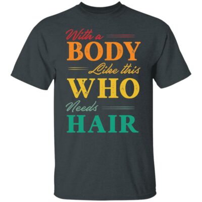4Th. Who Needs Hair (4), Dark Heather,