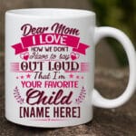 6P. Dear Mom favourite mk 2