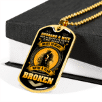 Husband And Wife Not Always Eye To Eye But We're A Team Couple Dog Tag Pendant Necklace