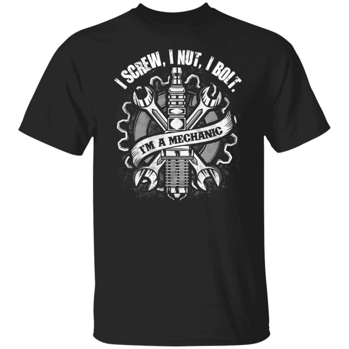 4VT. Mechanic I Screw I Nut 2, Black, Unisex T-Shirt 4VT. Mechanic I Screw I Nut 2, Black, Unisex T-Shirt