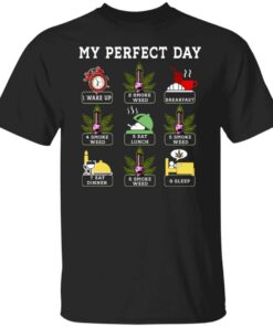 5Th. Perfect Day Weed 3, Black, Unisex T-Shirt