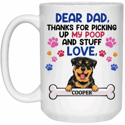 15 oz. White Mug