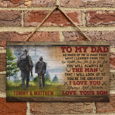 Wooden Door Sign