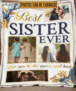 Personalized Photo Blanket for Sister - Sister Gift for Birthday - Sister Gifts Idea - Collage Blanket Fleece Blanket