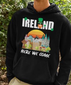 Alternative view of Ireland Here We Come Funny Vintage T-Shirt - Hoodie - Sweatshirt - Ireland Travel Calling Tee Shirt