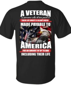 5VT. A Veteran Is Someone 3, Black, Unisex T-Shirt