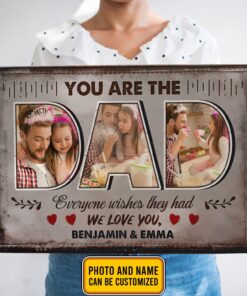 Personalized Photo You Are The Dad Everyone Wishes They Had Framed Canvas Prints - Unframed Poster Wall Art