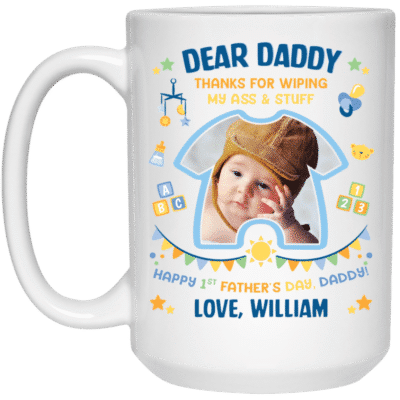 15 oz. White Mug
