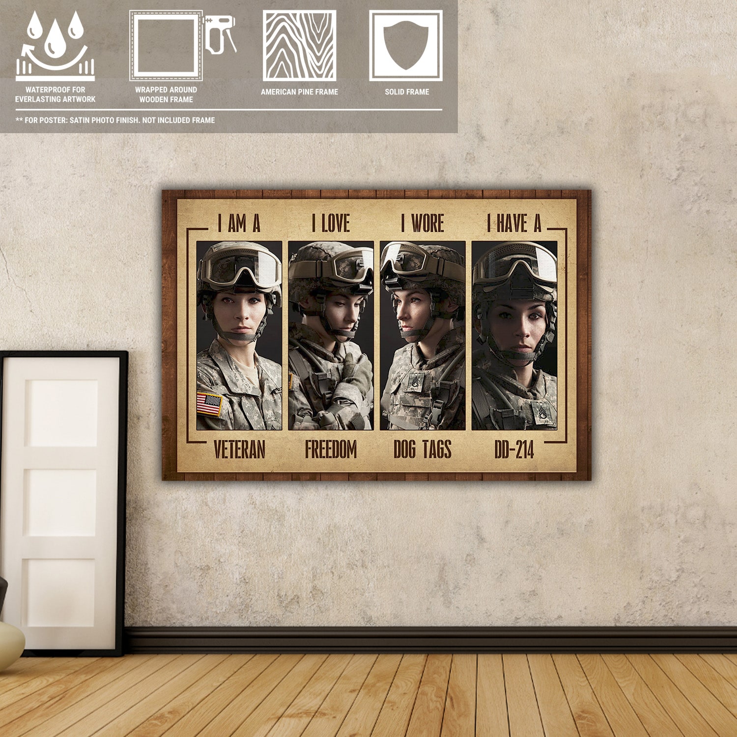 2VT. I Am A Veteran canvas mk feature 2