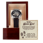 To My Bonus Dad You Didn't Give Me The Gift Of Life Fathers Day Gifts For Stepped Dad Watch For Men