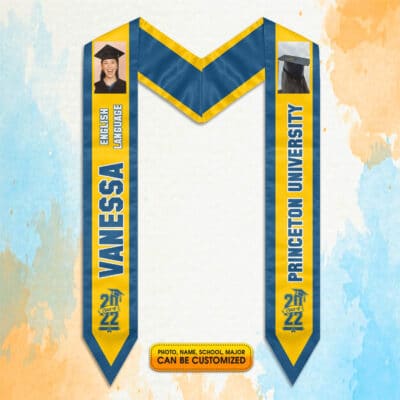 Personalized Graduation Stole with Custom Photo - Graduation Gifts Senior 2022