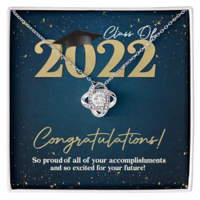 To My Daughter Necklace Class Of 2022 Pendant Jewelry Gift, Graduation Gift For Daughter Gift From Mom