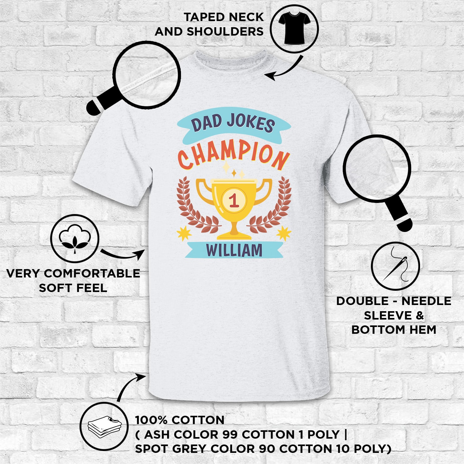 T-Shirt Key Features Mockup 1