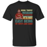 Personalized 4O. Trophy Husband 5, Black, Unisex T-Shirt
