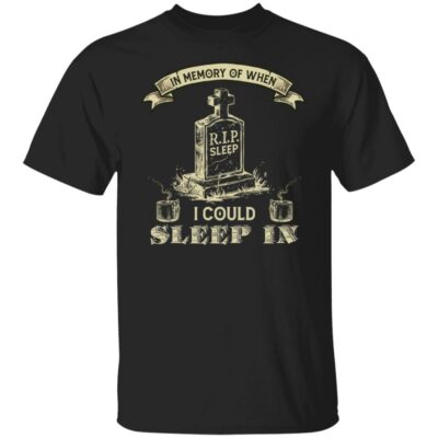 sleep 1, Black, Unisex T-Shirt