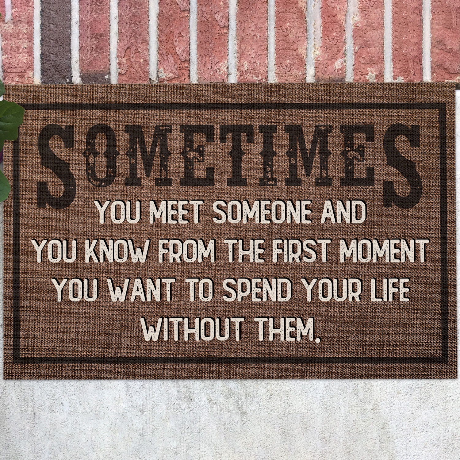 10P. Someone find someone Doormat mockup 12