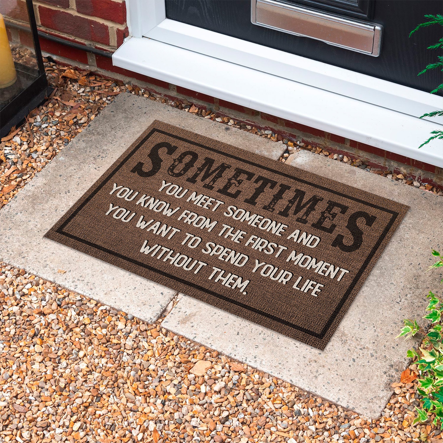 10P. Someone find someone Doormat mockup 10