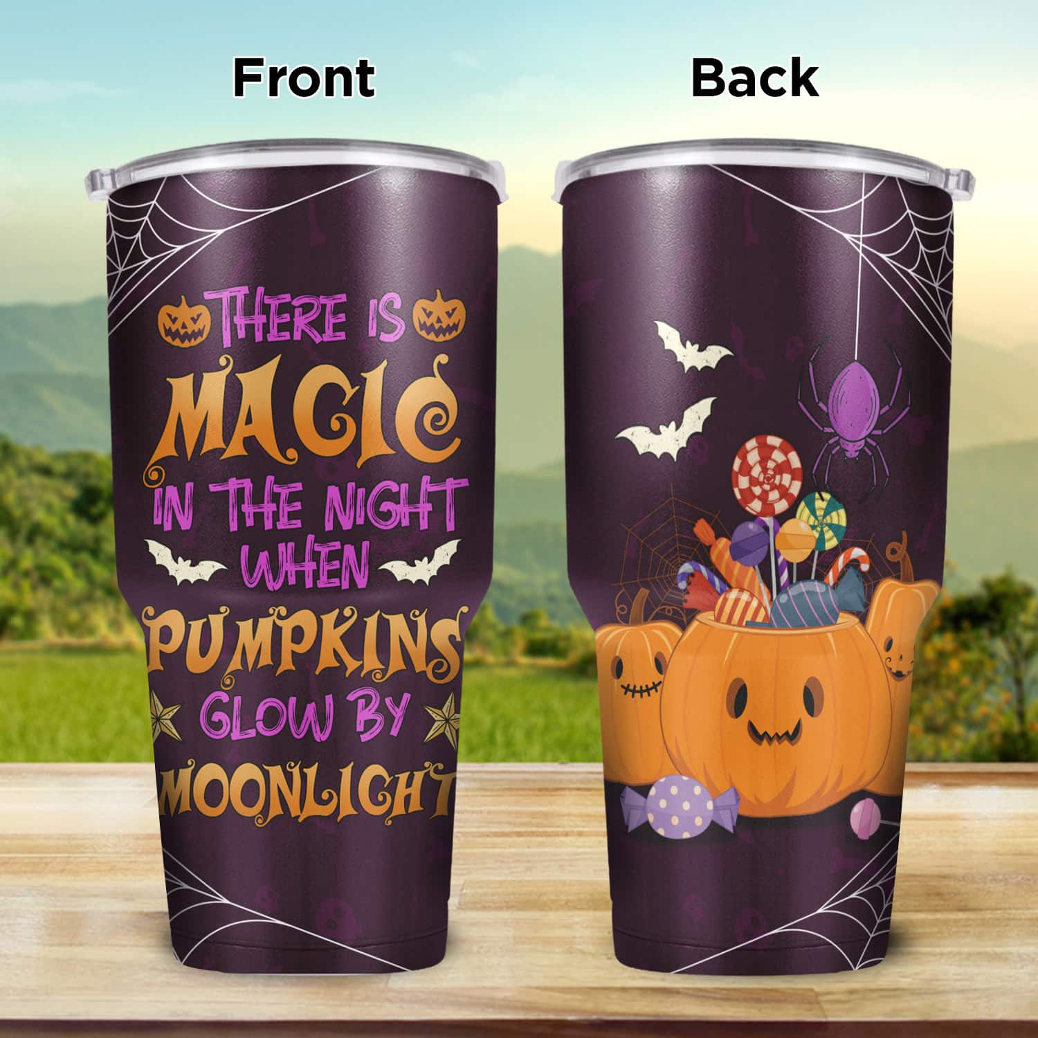 Mockup Main Feature Image 30OZ Curved Tumbler 6VT. There Is Magic