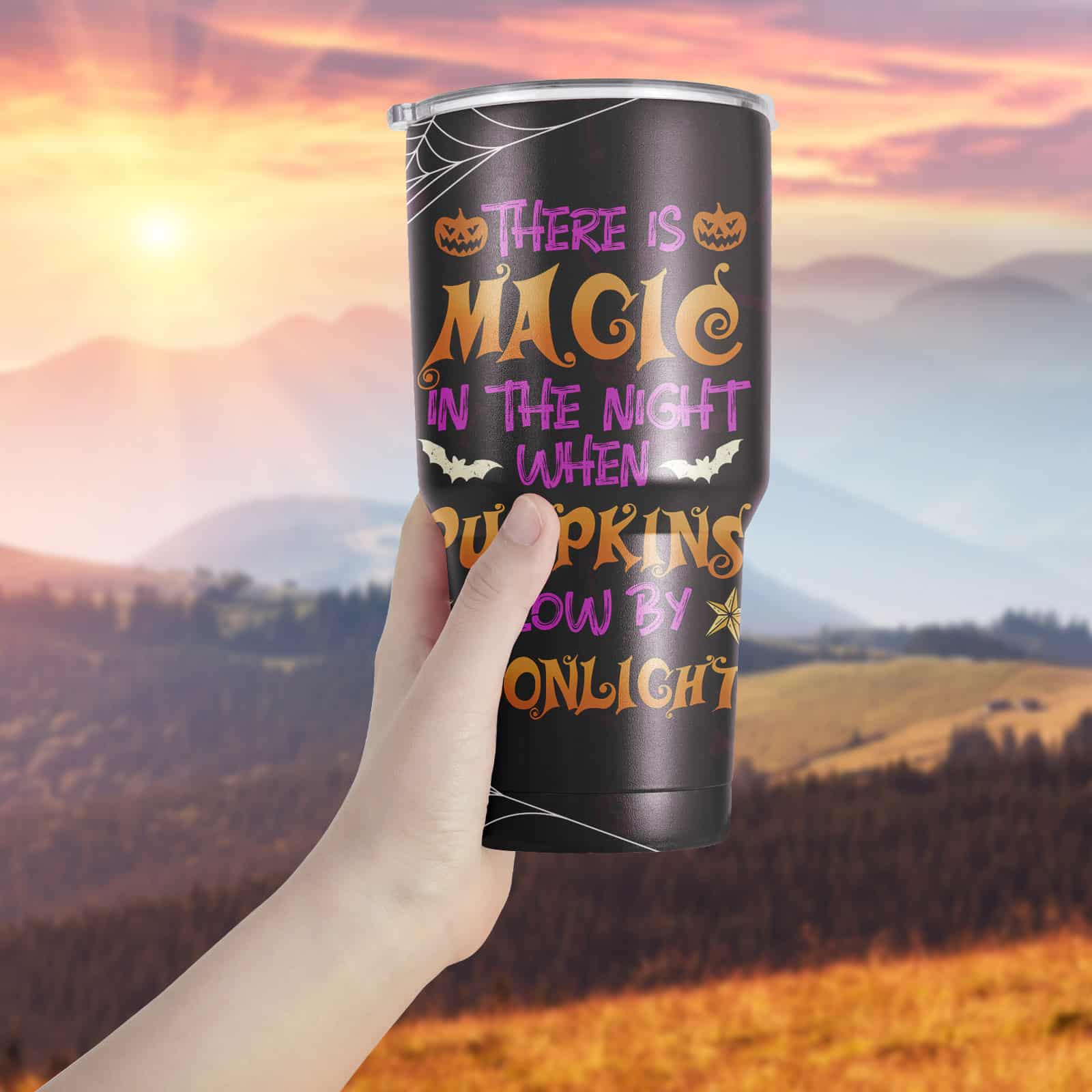 30OZ Curved Tumbler Mock Up 2 6VT. There Is Magic