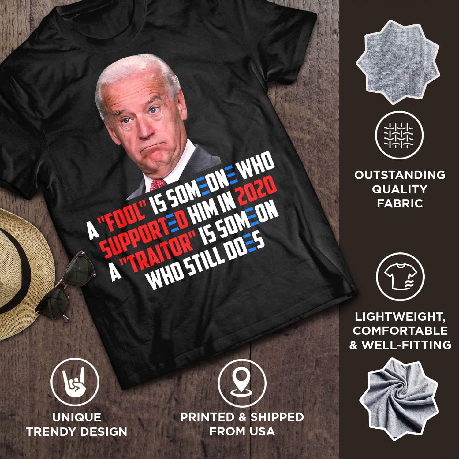 4VT. Biden A Fool Is Someone shirt mk feature 1