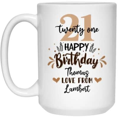15 oz. White Mug