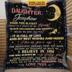 Mockup 2 4VT. Galaxy To My Daughter Inside This Blanket
