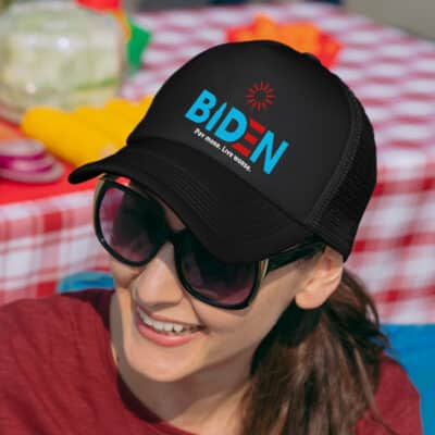 Biden Pay More Live Worse Twill Cap - High-Profile Snapback Hat