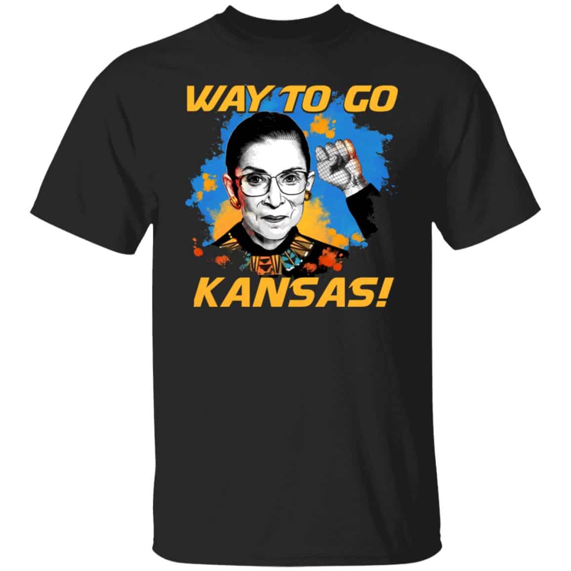 1. Way to Kansas 1, Black, Unisex T-Shirt 1. Way to Kansas 1, Black, Unisex T-Shirt