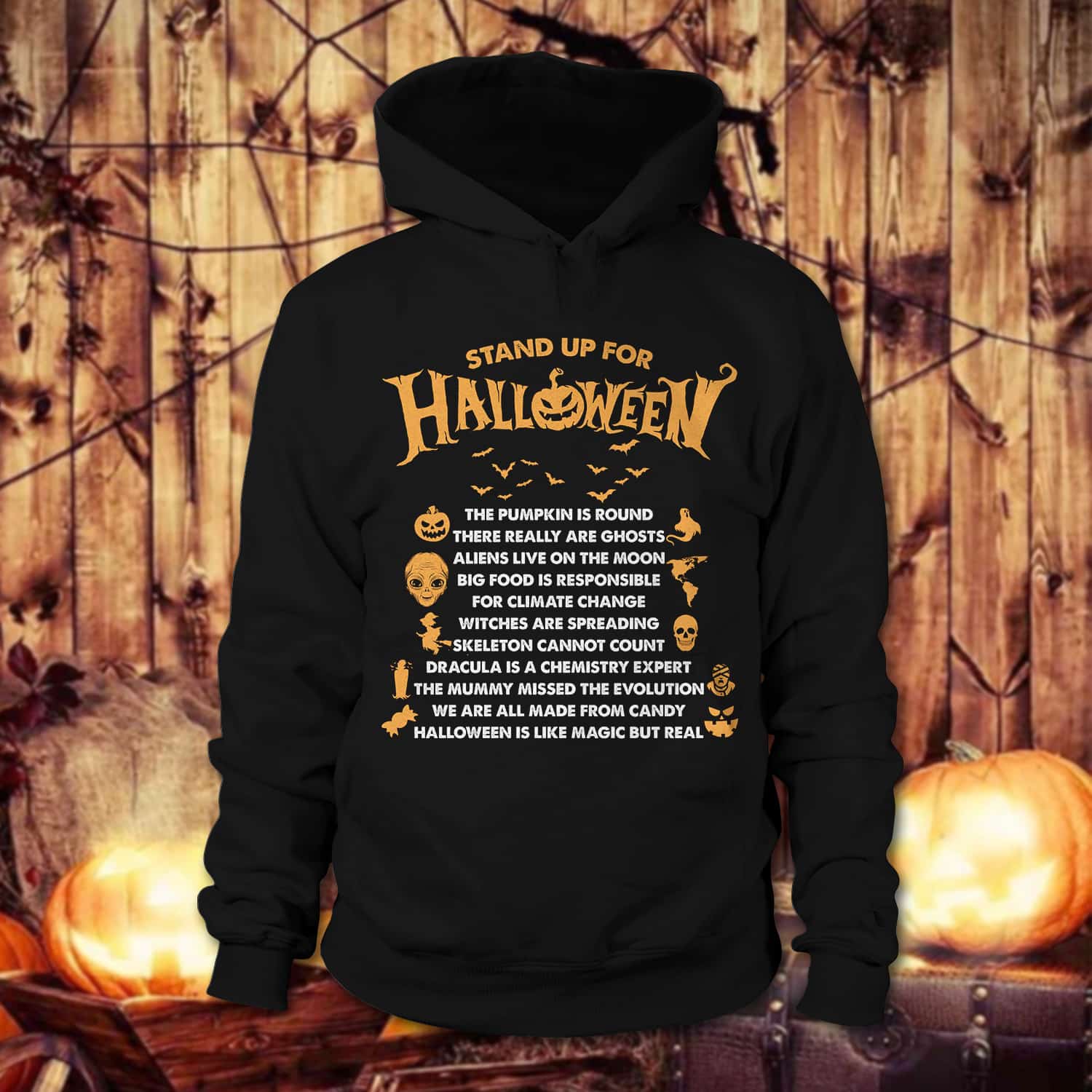 3VT. Stand Up For Halloween hoodie mk2