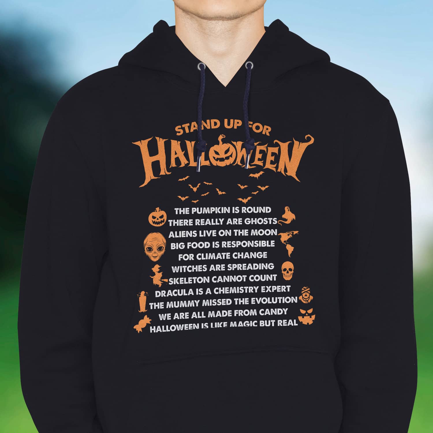 3VT. Stand Up For Halloween hoodie mk3