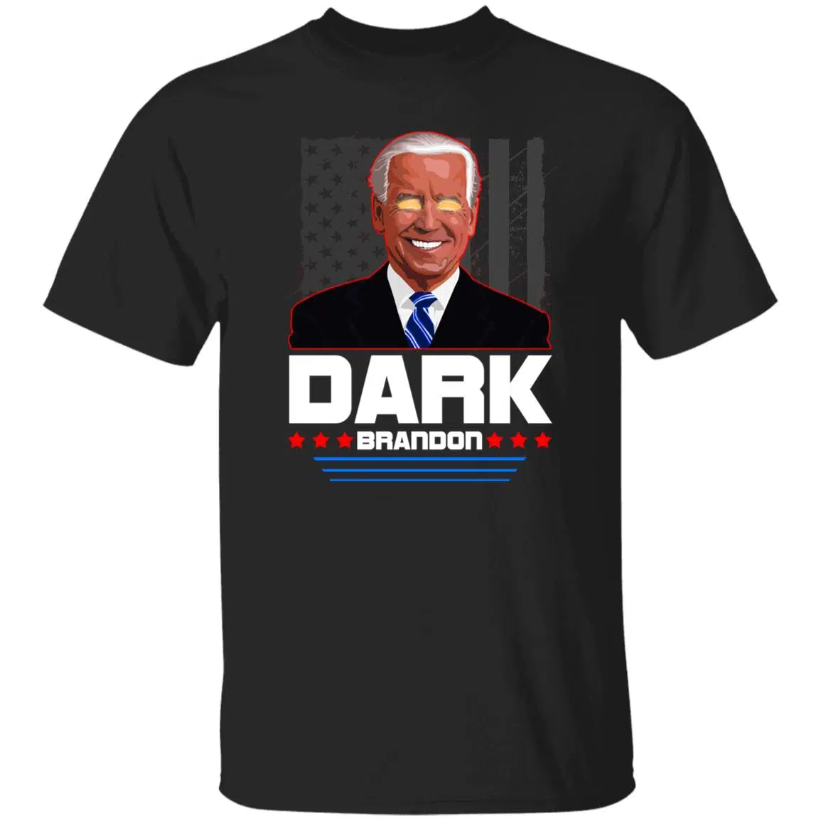 Dark Biden 1, Black, Unisex T-Shirt