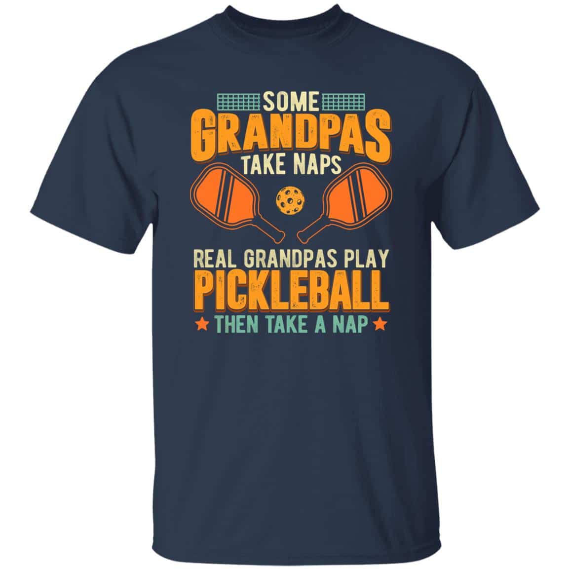 Some Grandpas Take Naps 1, Navy, Unisex T-Shirt